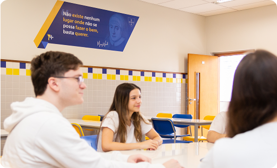 Alunos em sala de aula